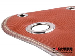FIAT 500 Turbo Thermal Blanket - 1.4L Multi Air Turbo - Red Silicone/ Fiberglass 